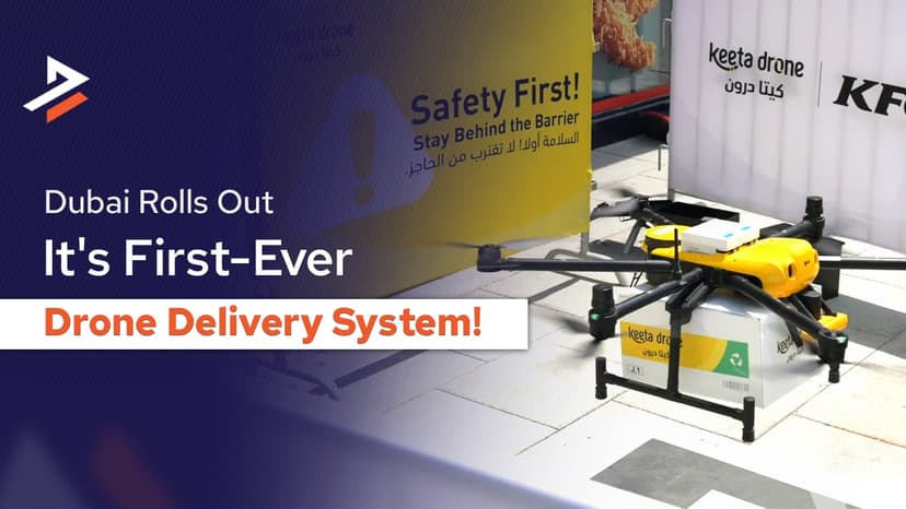 UAE’s First Commercial Drone Delivery Service Launched in Dubai Silicon Oasis