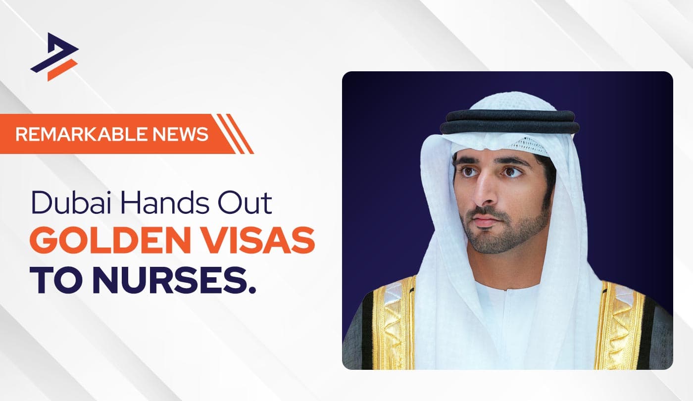 UAE: Sheikh Hamdan announces Golden Visa for nurses