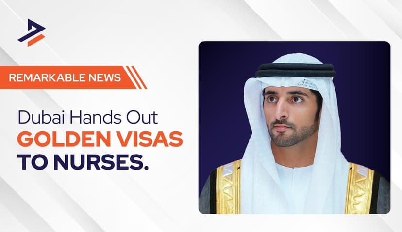 UAE: Sheikh Hamdan announces Golden Visa for nurses