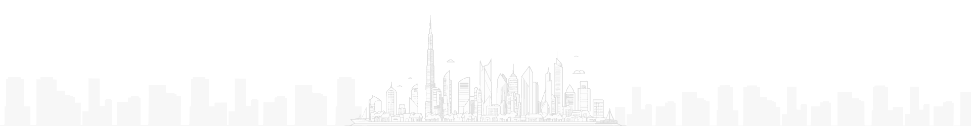 Dubai skyline background