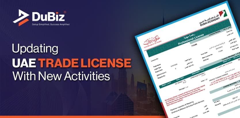 How to Add Activities to your UAE Trade License?